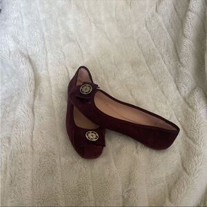 Kate Spade Deep Burgundy Flats